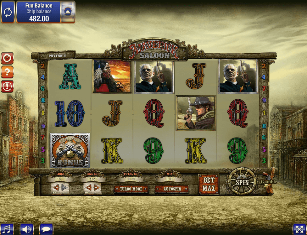 maverics-saloon-slot-screenshot