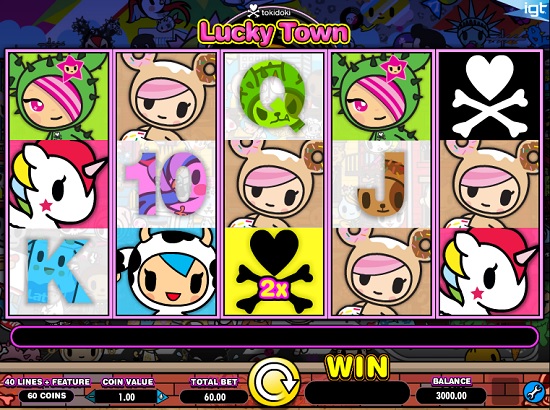Tokidoki Lucky Town Slot screenshot big
