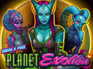 Planet exotica slot logo