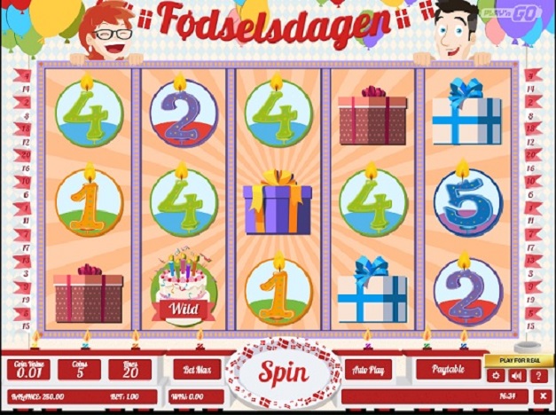 Fodselsdagen Slot Machine big screenshot